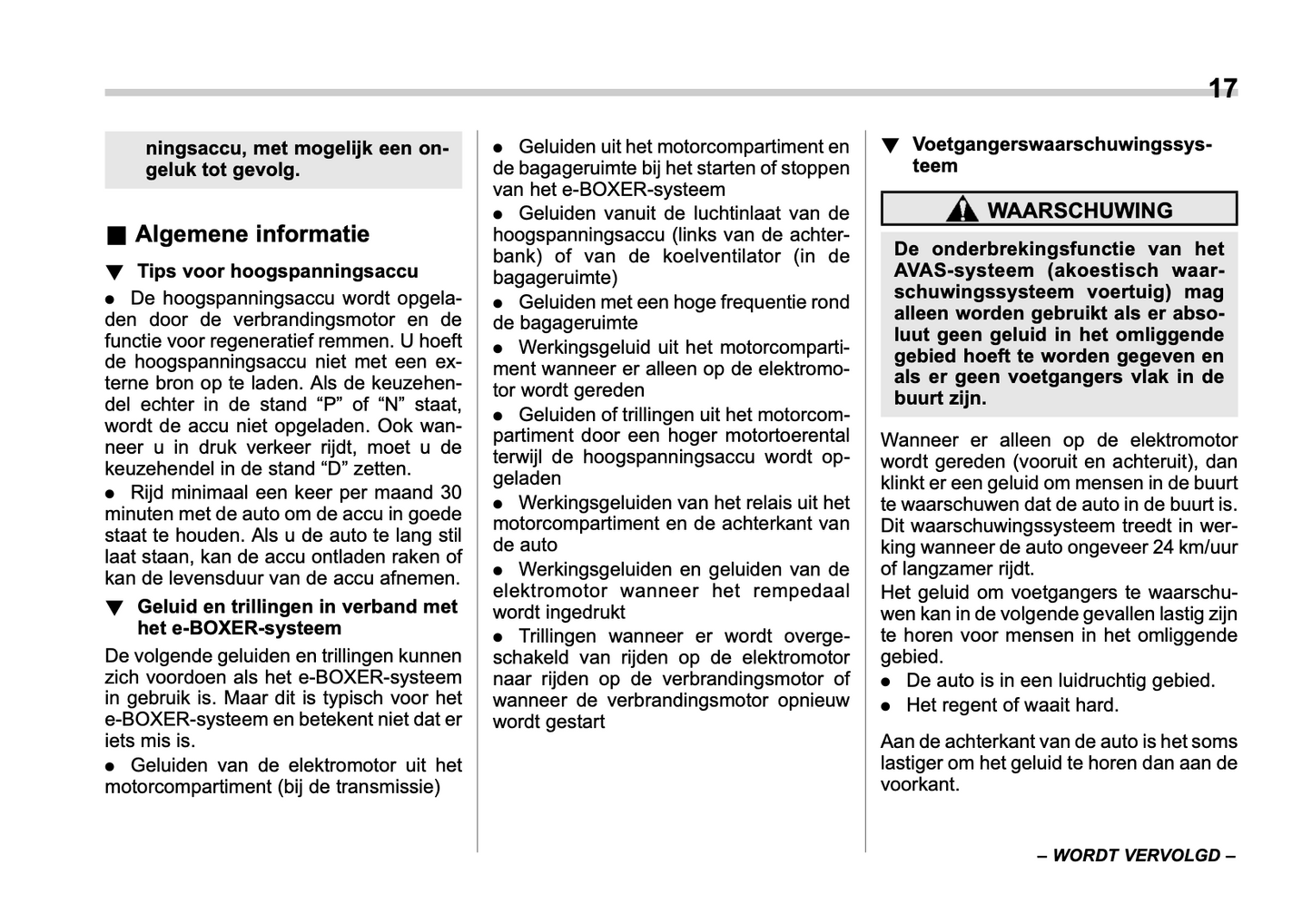 2022 Subaru Forester e-BOXER Gebruikershandleiding | Nederlands