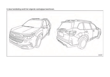2025 Subaru Forester Bedienungsanleitung | Niederländisch