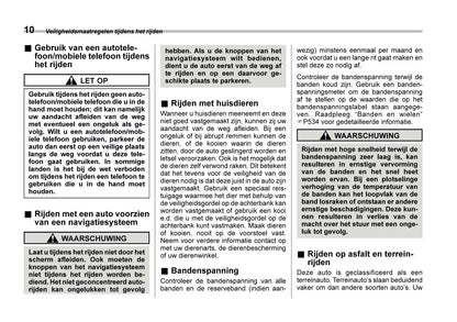 2022 Subaru Outback Owner's Manual | Dutch