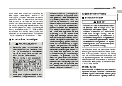 2022 Subaru Outback Owner's Manual | Dutch