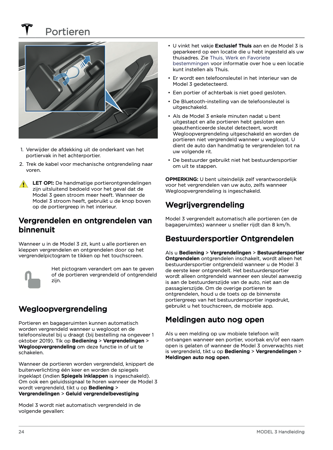 2023-2024 Tesla Model 3 Manuel du propriétaire | Néerlandais