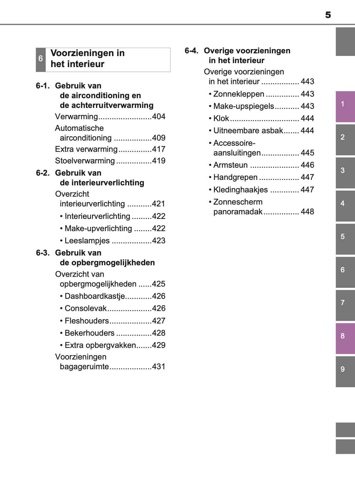 2016-2017 Toyota Auris Hybrid Touring Sports Owner's Manual | Dutch