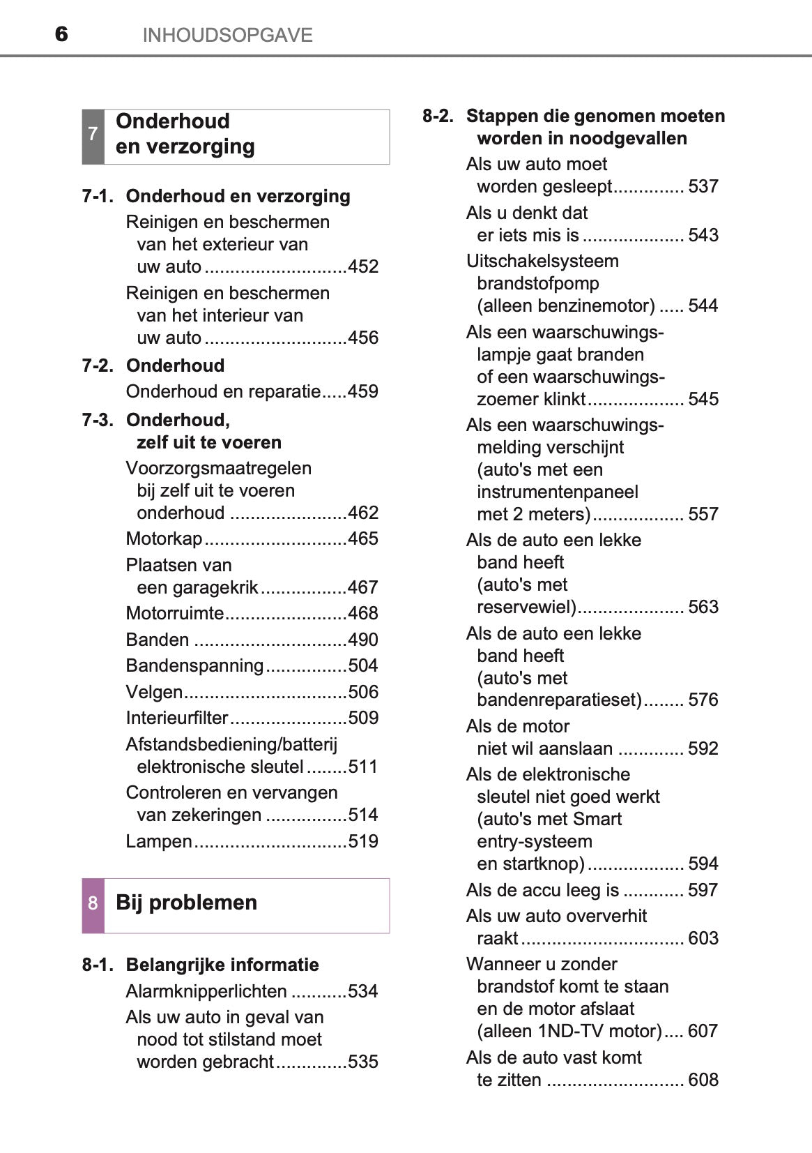 2016-2017 Toyota Auris Hybrid Touring Sports Owner's Manual | Dutch