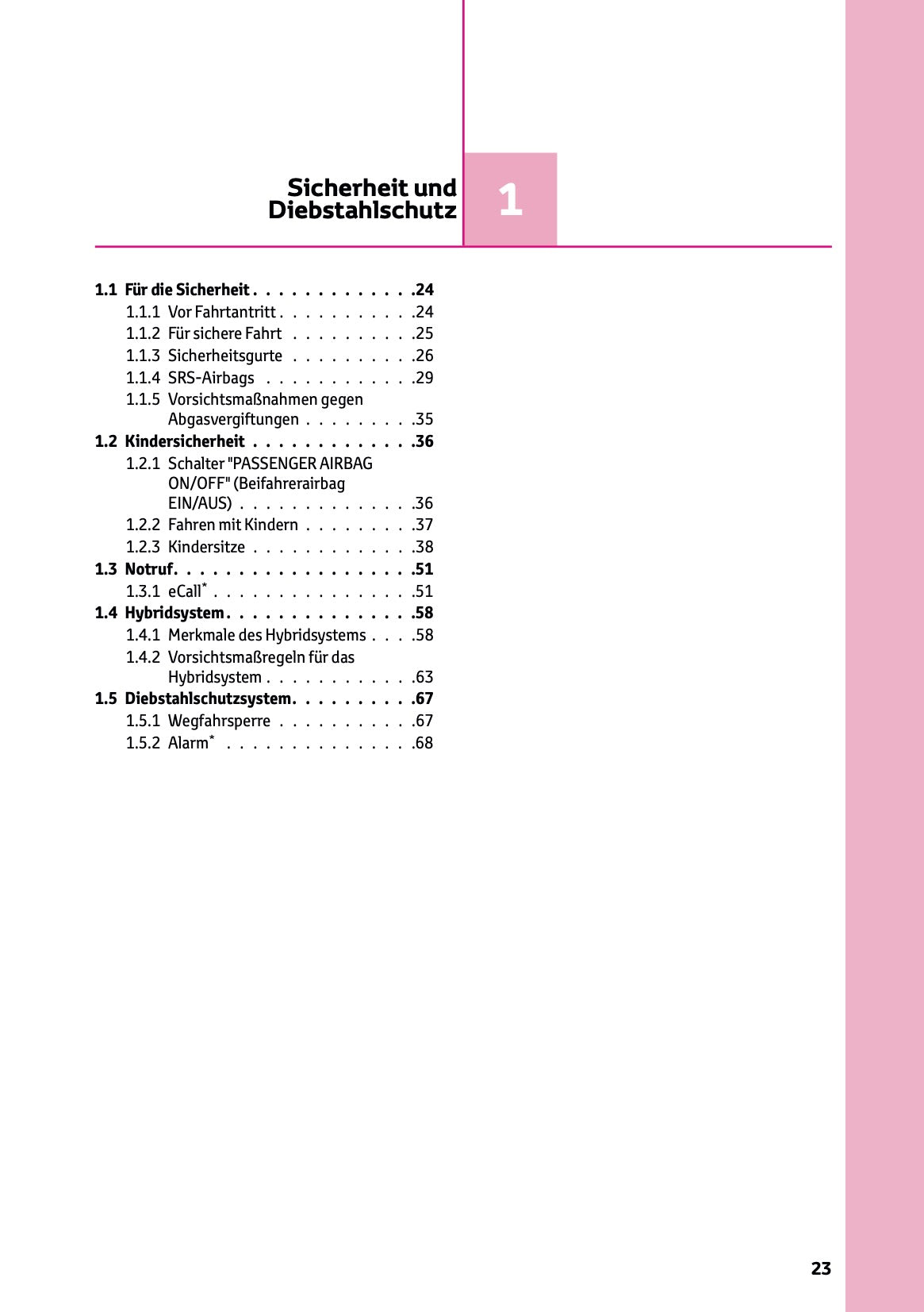 2025-2026 Toyota Aygo X Owner's Manual | German