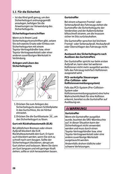 2025-2026 Toyota Aygo X Owner's Manual | German
