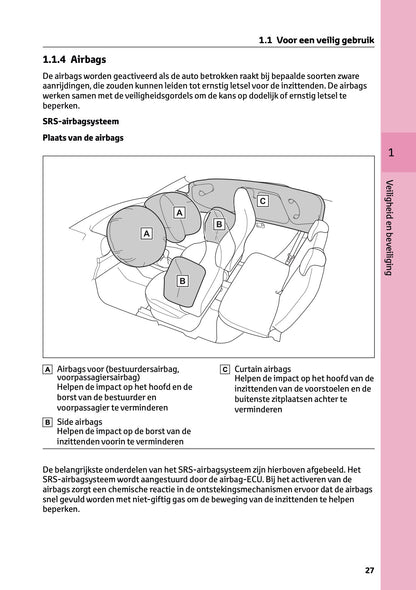 2025-2026 Toyota Aygo X Owner's Manual | Dutch