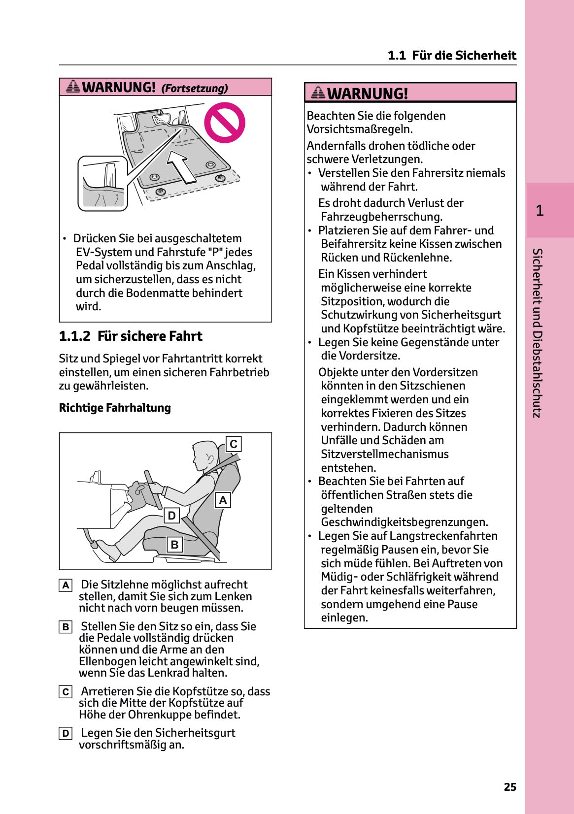 2025 Toyota bZ4X Owner's Manual | German