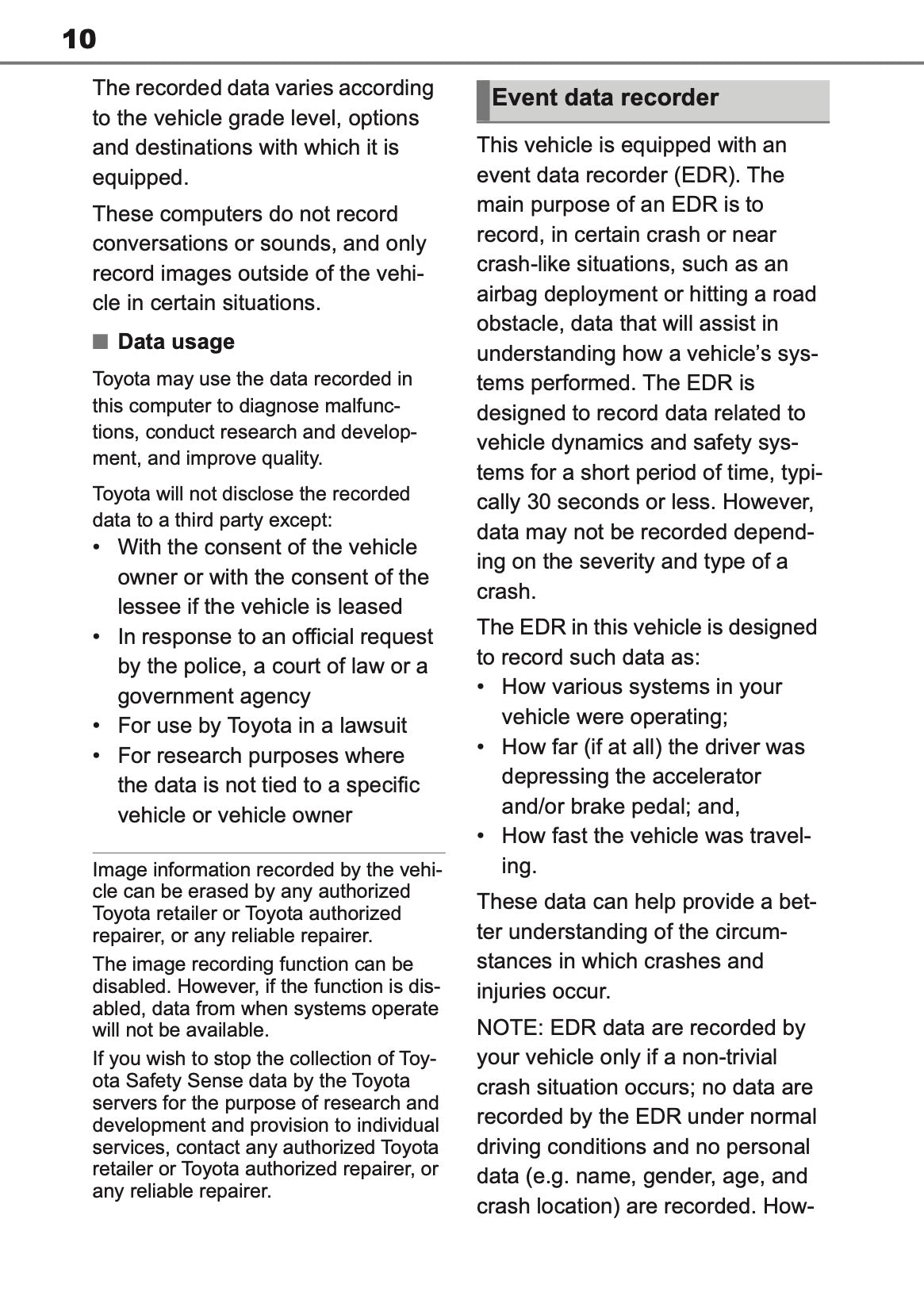 2025 Toyota bZ4X Owner's Manual | English