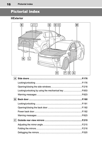 2025 Toyota bZ4X Owner's Manual | English