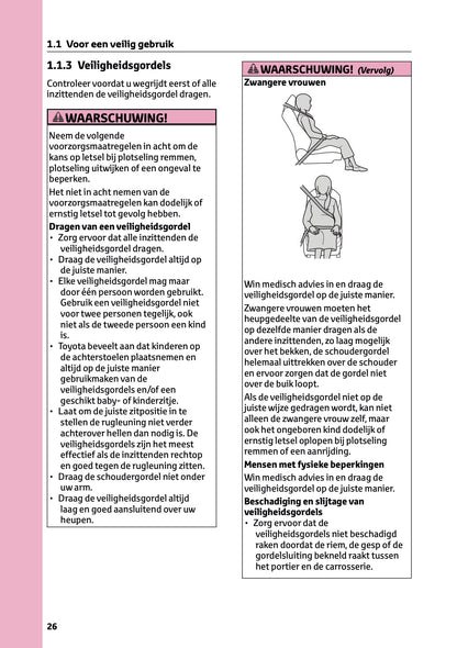 2025 Toyota bZ4X Owner's Manual | Dutch