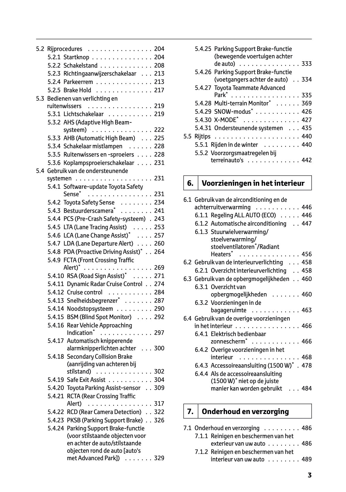 2025 Toyota bZ4X Owner's Manual | Dutch