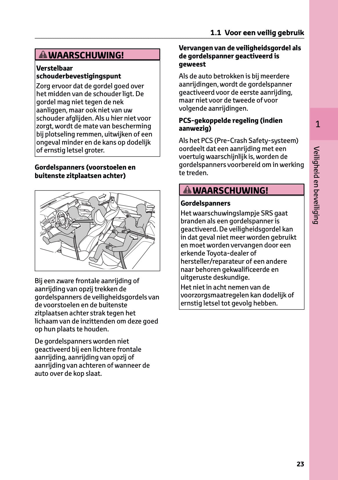 2025-2026 Toyota Camry Hybrid Owner's Manual | Dutch