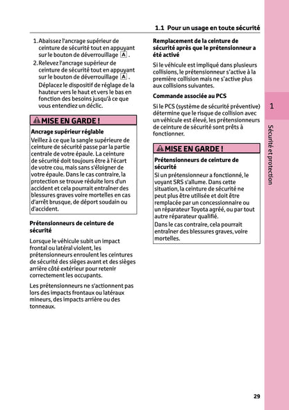 2025-2026 Toyota C-HR Plug-in-Hybrid Owner's Manual | French