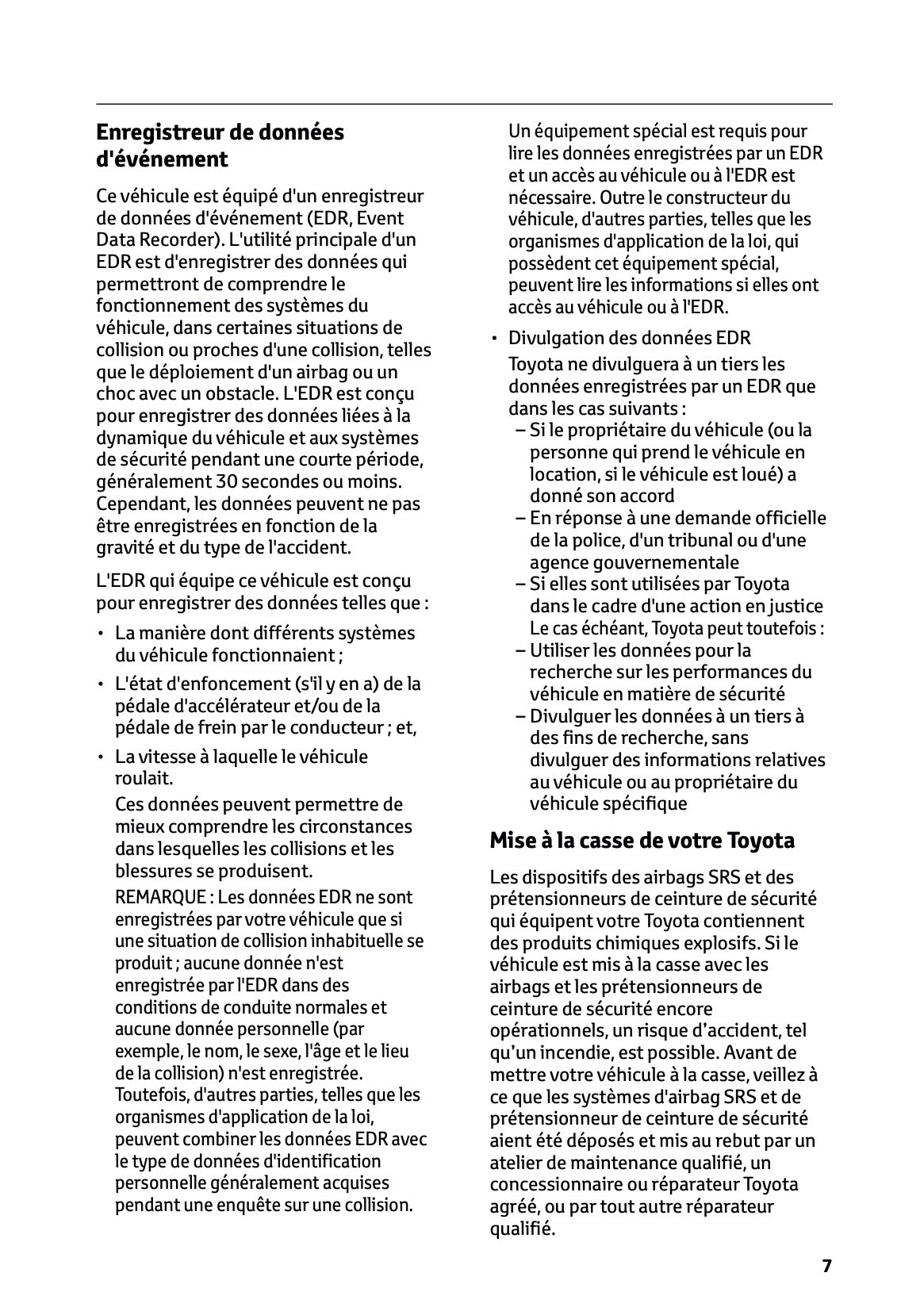 2025-2026 Toyota C-HR Plug-in-Hybrid Owner's Manual | French