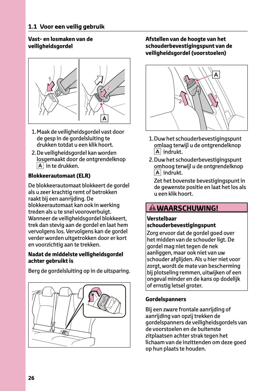 2024 Toyota C-HR Hybrid Owner's Manual | Dutch