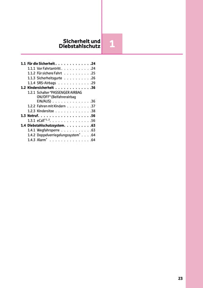 2026 Toyota C-HR+ Owner's Manual | German