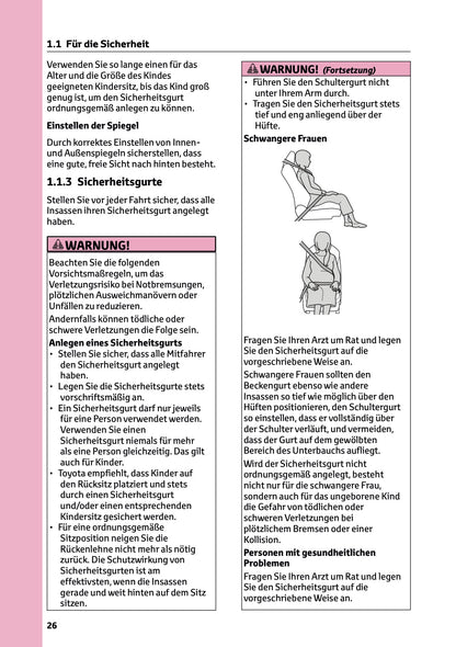 2026 Toyota C-HR+ Owner's Manual | German