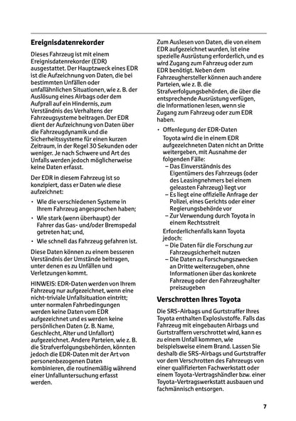 2026 Toyota C-HR+ Owner's Manual | German