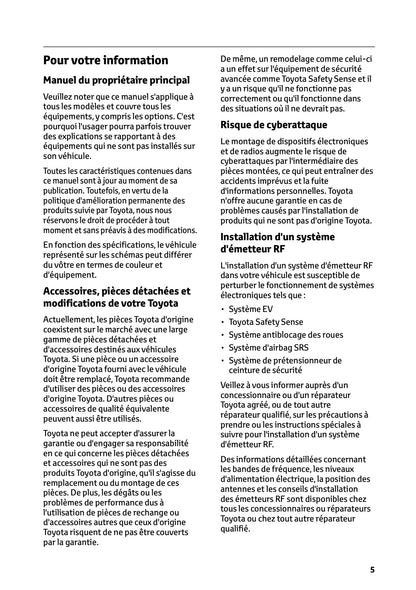 2026 Toyota C-HR+ Manuel du propriétaire | Français