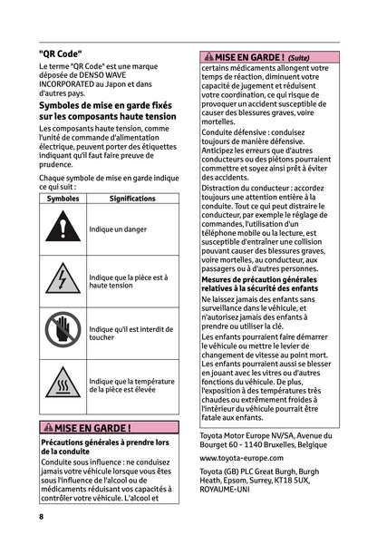 2026 Toyota C-HR+ Manuel du propriétaire | Français