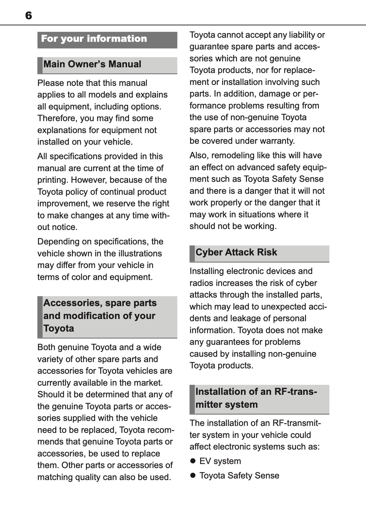2026 Toyota C-HR+ Owner's Manual | English