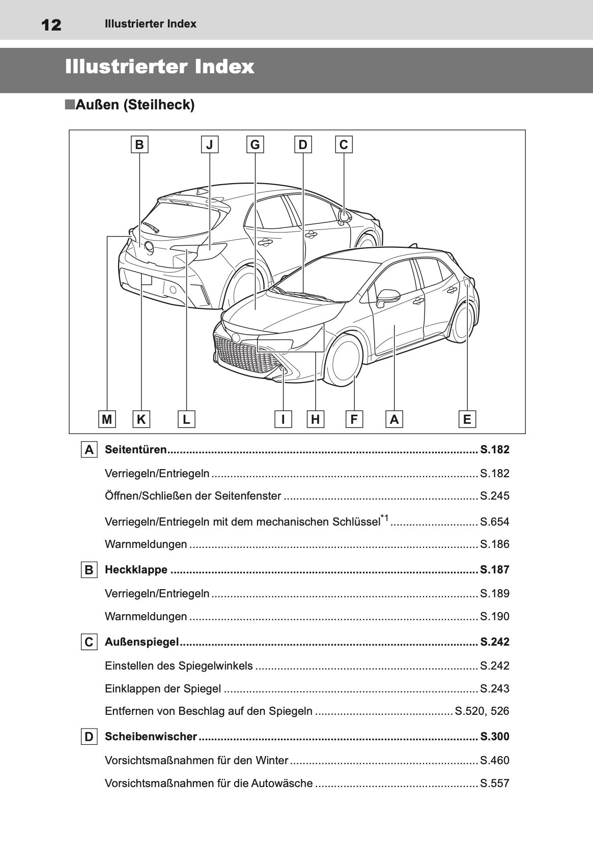 2019-2020 Toyota Corolla Hatchback/Touring Sports Owner's Manual | German