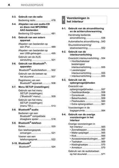 2020-2021 Toyota Hilux Owner's Manual | Dutch