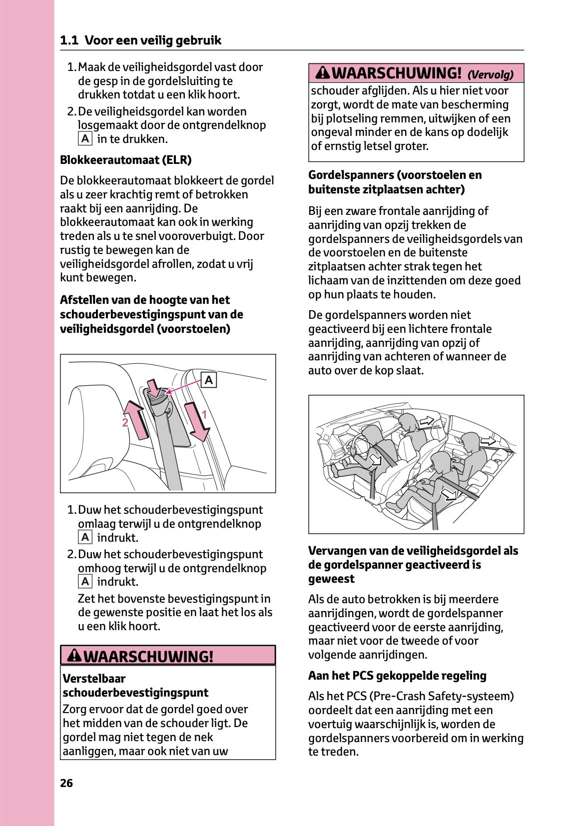 2023-2024 Toyota Prius Gebruikershandleiding | Nederlands