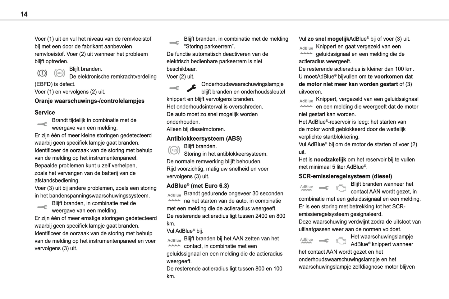 2021-2022 Toyota Proace Van/Proace Verso Owner's Manual | Dutch