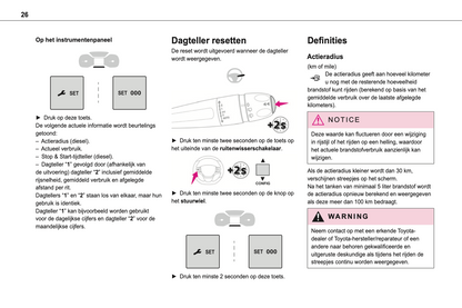 2021-2022 Toyota Proace Van/Proace Verso Owner's Manual | Dutch