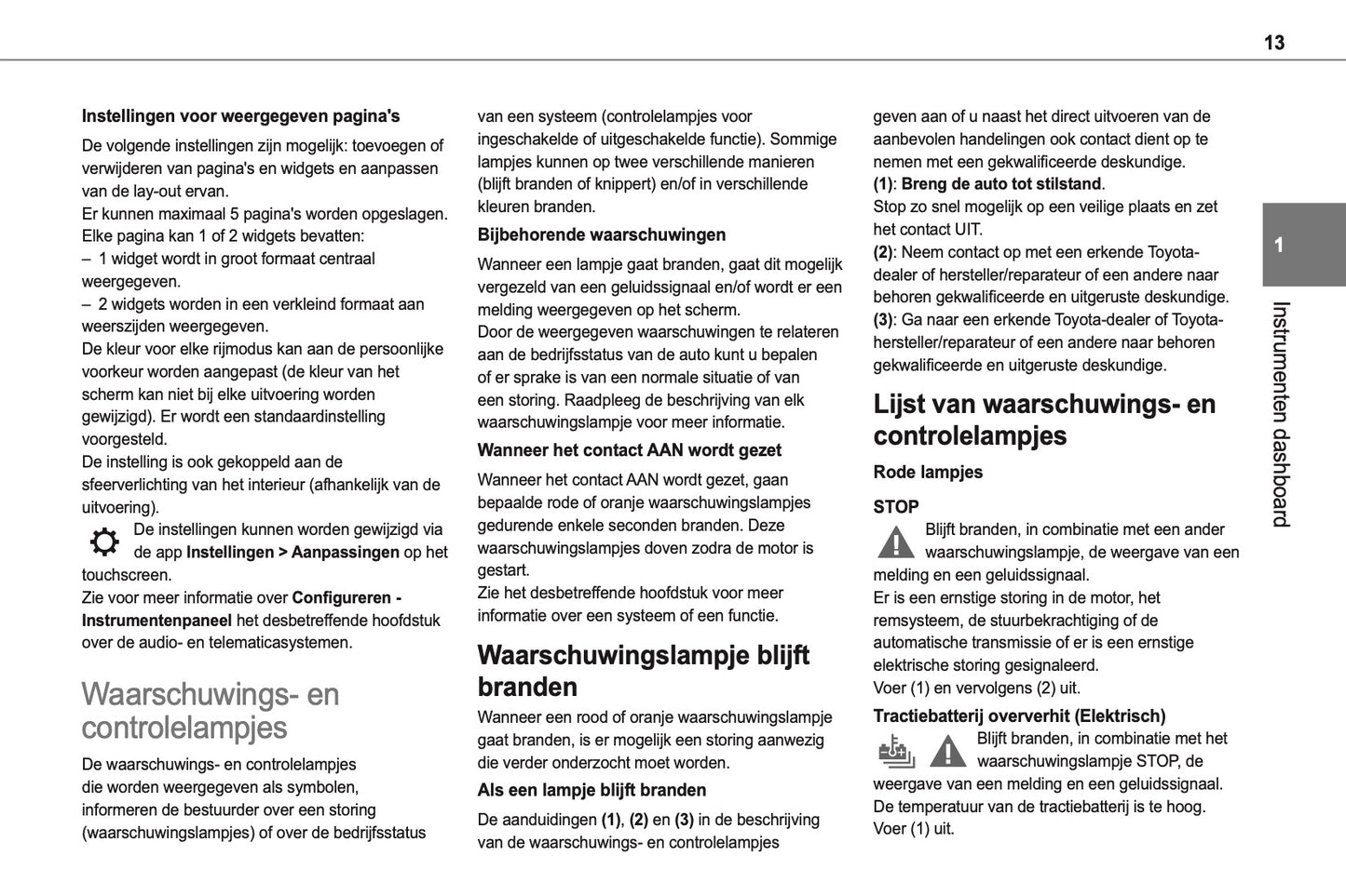 2024-2025 Toyota Proace City/Proace City Verso Gebruikershandleiding | Nederlands