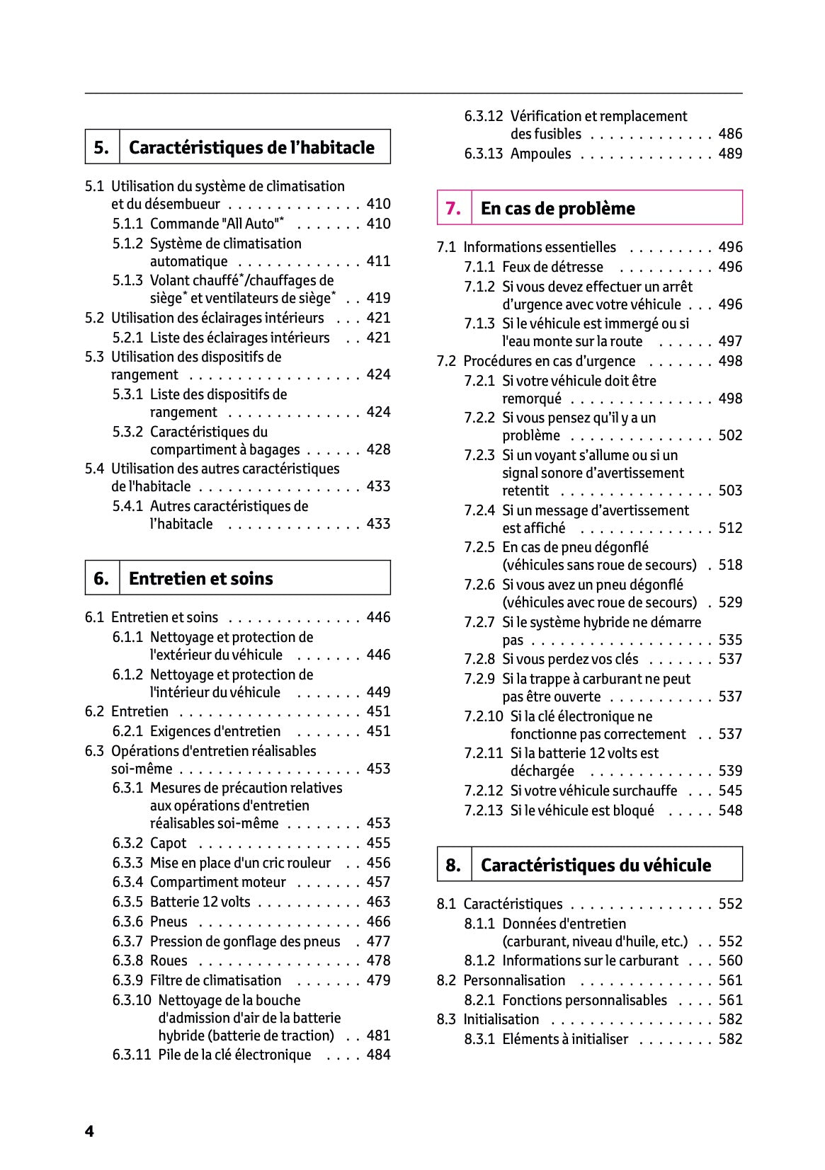 2026 Toyota RAV4 Hybrid Owner's Manual | French