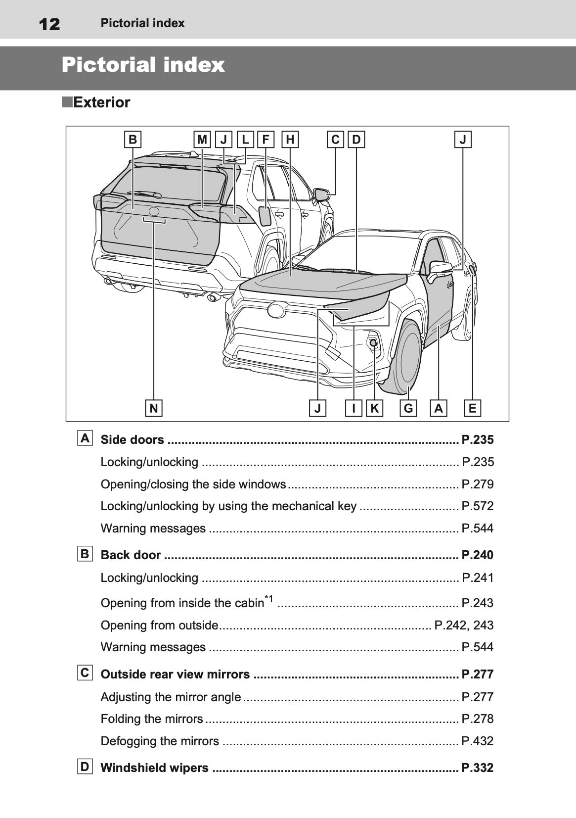 2023-2024 Toyota RAV4 Plug-in-Hybrid Owner's Manual | English