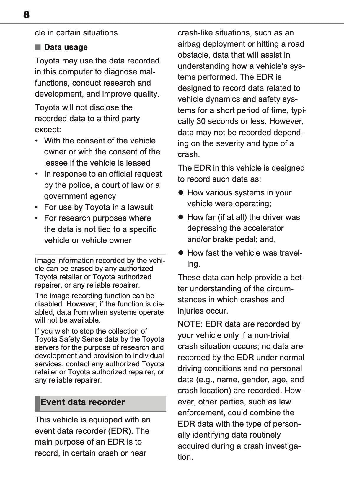 2026 Toyota RAV4 Hybrid Owner's Manual | English