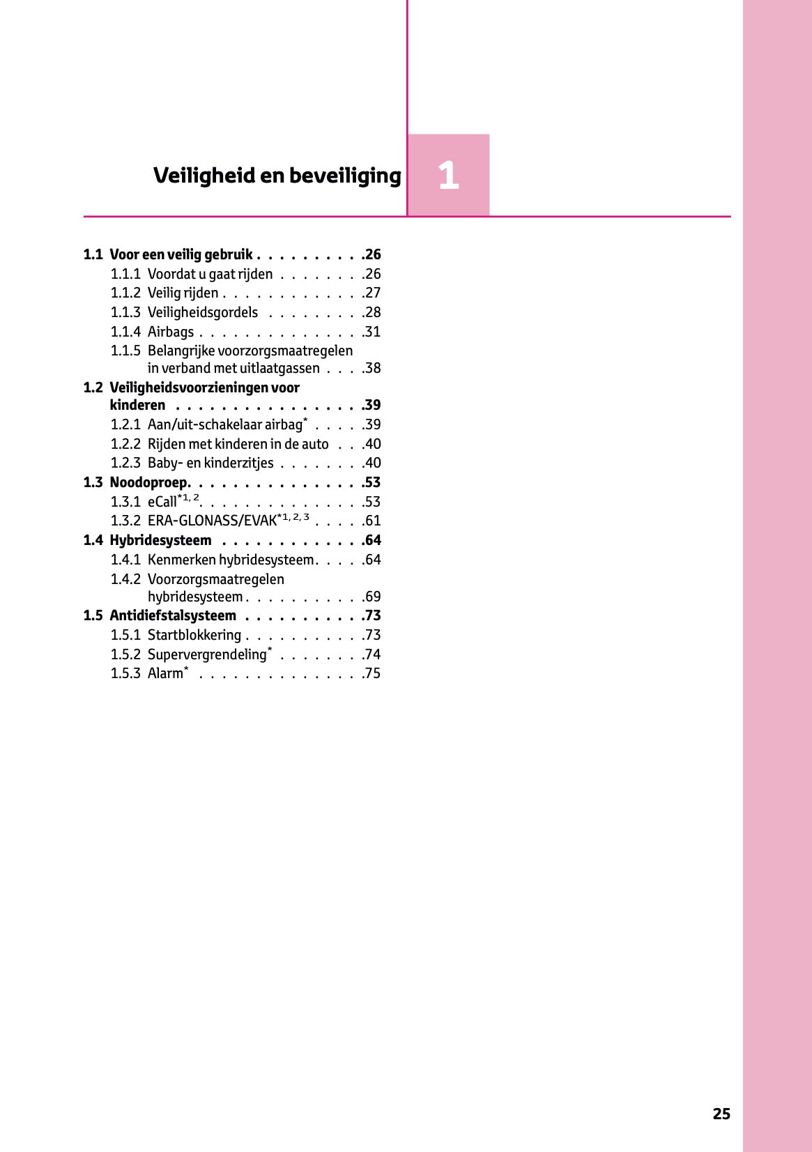 2026 Toyota RAV4 Hybrid Owner's Manual | Dutch