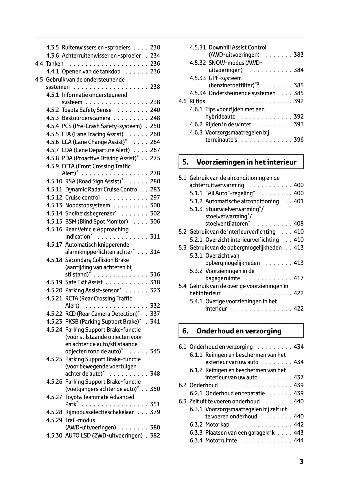 2026 Toyota RAV4 Hybrid Owner's Manual | Dutch
