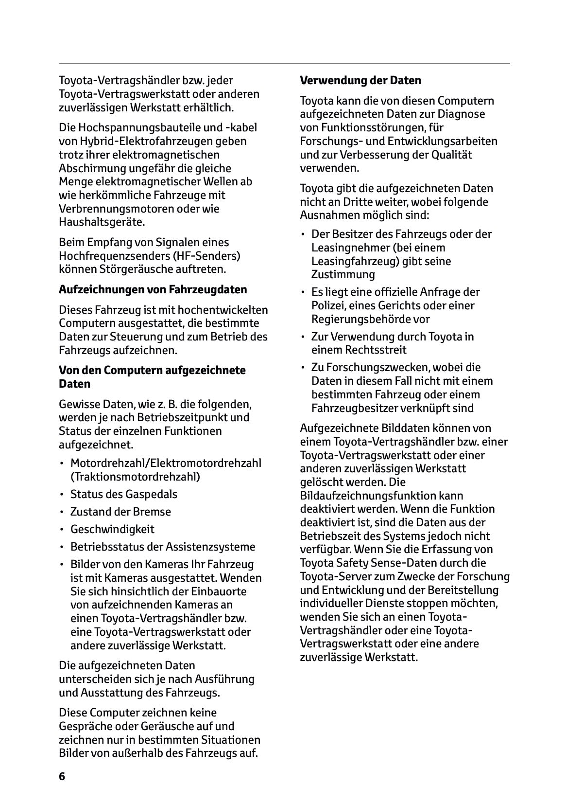 2026 Toyota RAV4 Plug-in-Hybrid Owner's Manual | German