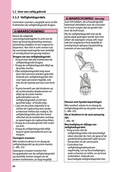 2024-2025 Toyota RAV4 Plug-in-Hybrid Owner's Manual | Dutch