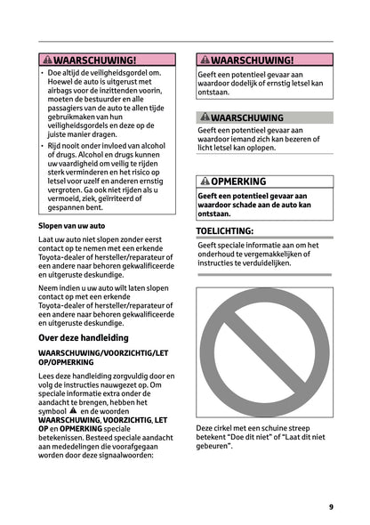 2025-2026 Toyota Urban Cruiser Owner's Manual | Dutch