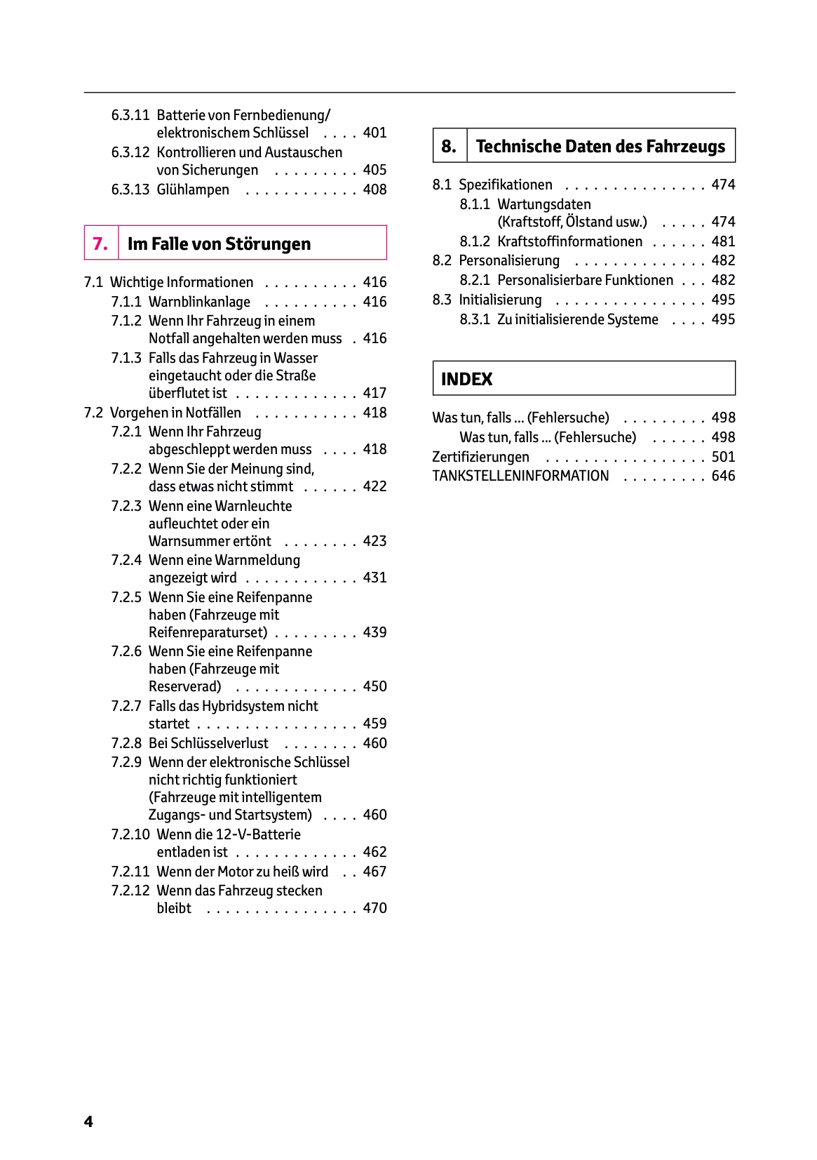 2024 Toyota Yaris Cross Hybrid Owner's Manual | German