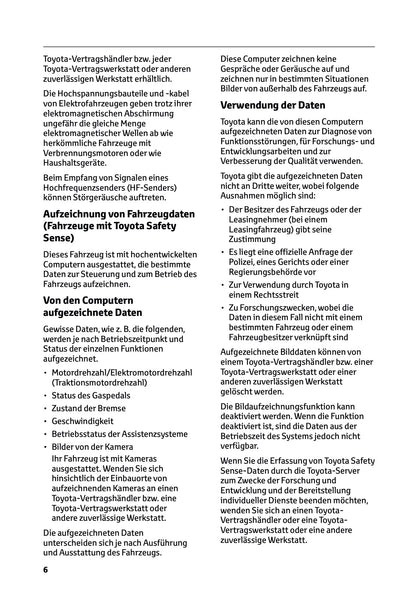 2026 Toyota Yaris Cross Hybrid Bedienungsanleitung | Deutsch