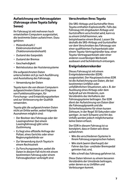 2026 Toyota Yaris Cross Hybrid Bedienungsanleitung | Deutsch