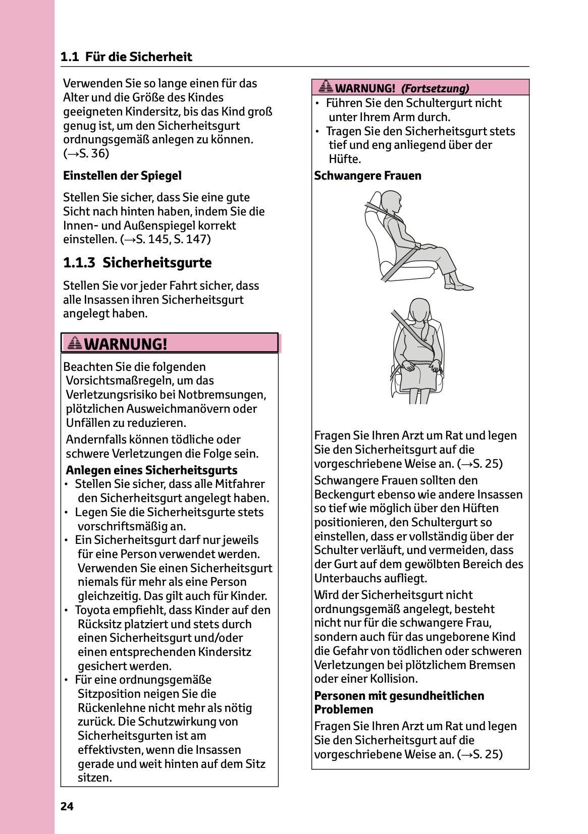 2024 Toyota Yaris Cross Hybrid Owner's Manual | German