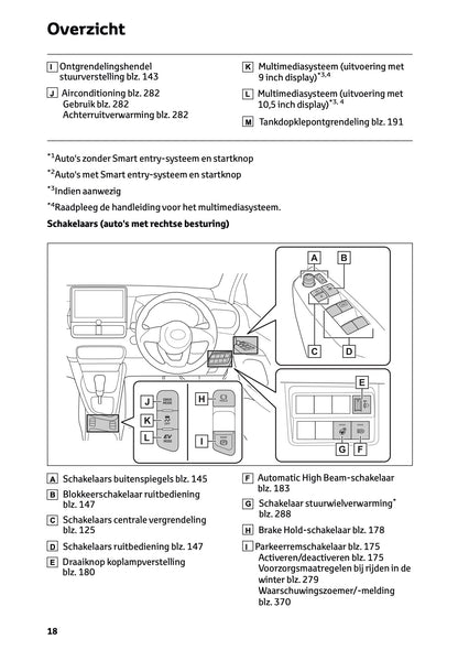 2025-2026 Toyota Yaris Hybrid Owner's Manual | Dutch