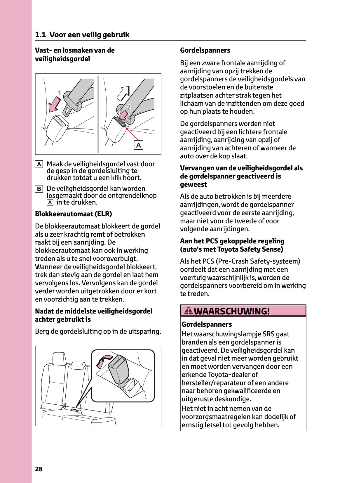 2025-2026 Toyota Yaris Hybrid Owner's Manual | Dutch