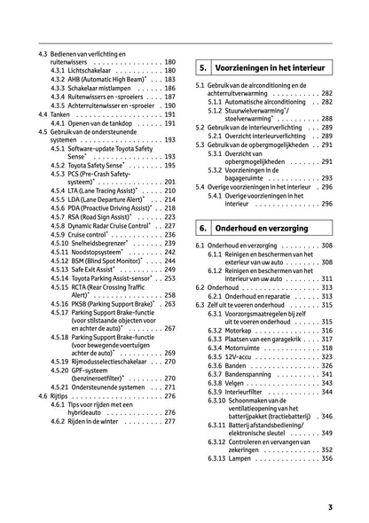 2025-2026 Toyota Yaris Hybrid Owner's Manual | Dutch