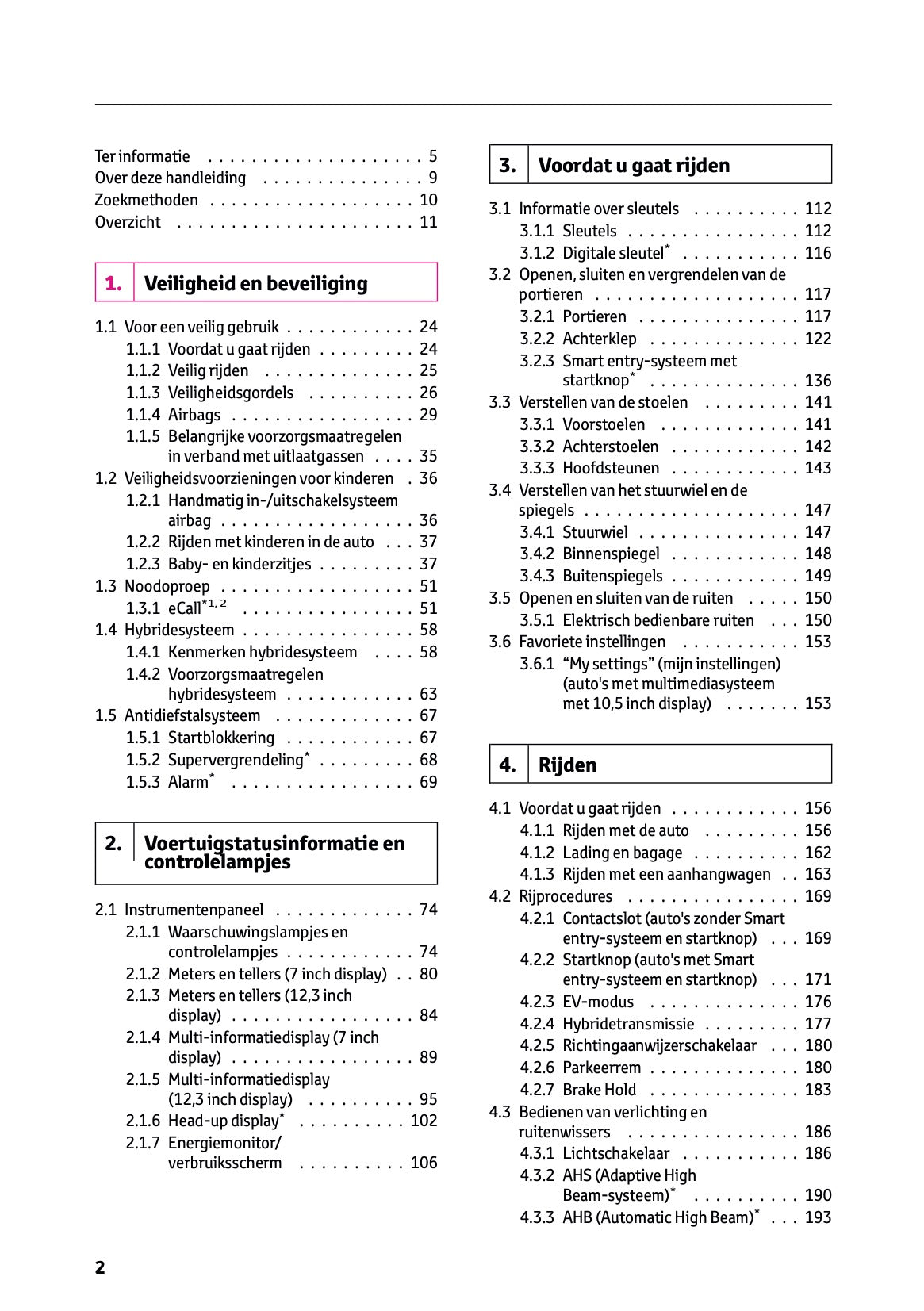 2026 Toyota Yaris Cross Hybrid Owner's Manual | Dutch