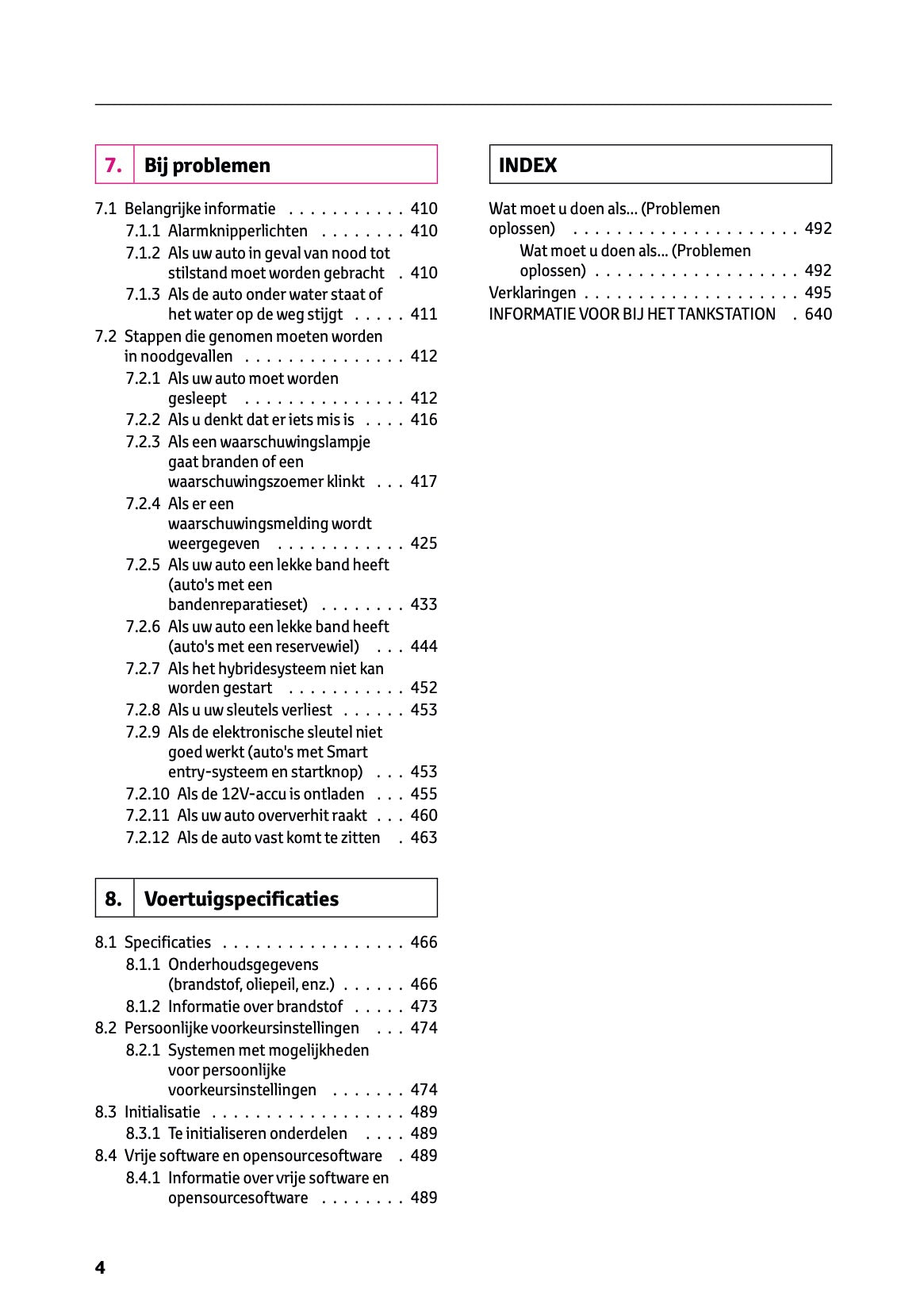 2026 Toyota Yaris Cross Hybrid Owner's Manual | Dutch