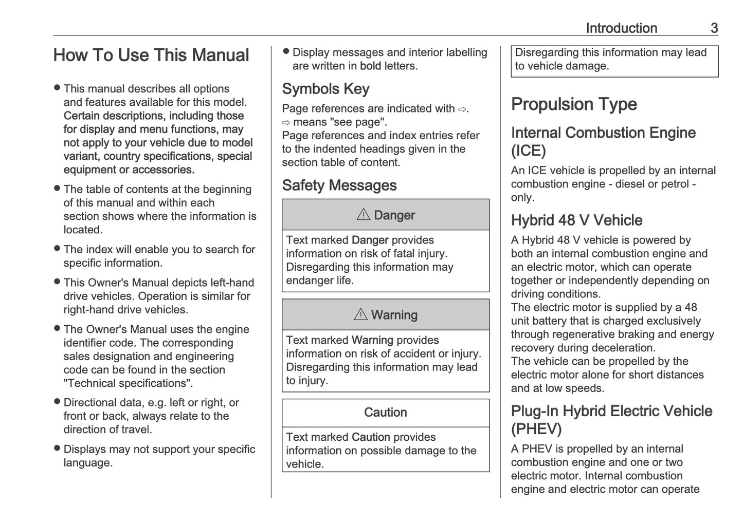 2026 Vauxhall Astra Owner's Manual | English