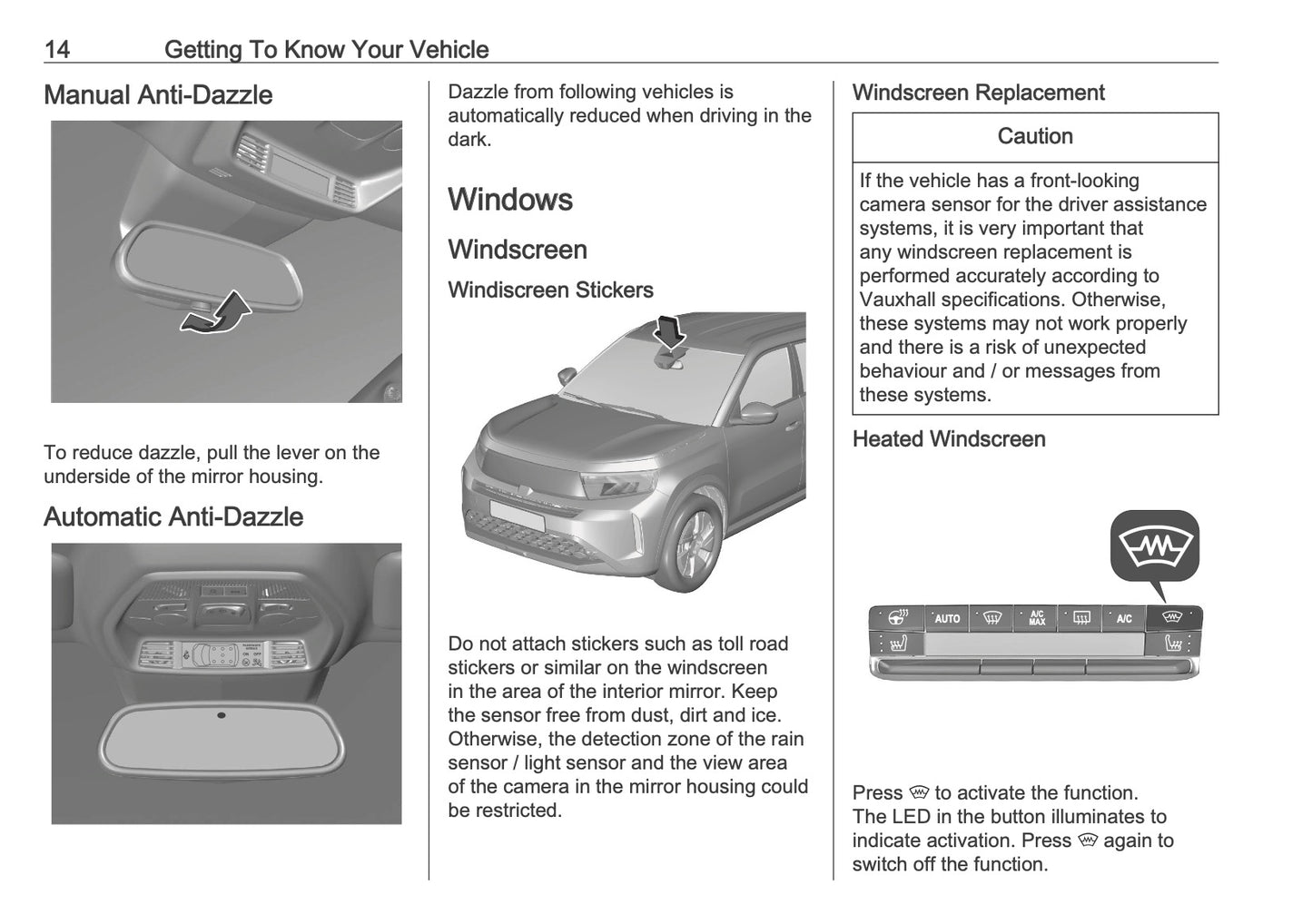 2025-2026 Vauxhall Frontera Owner's Manual | English